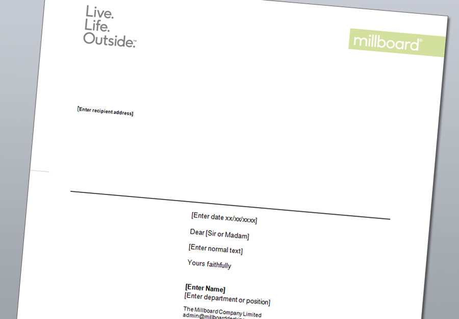 Word templates image